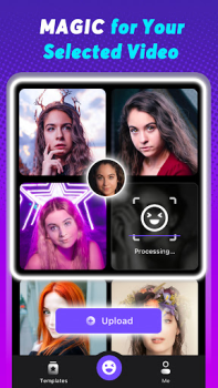 İndir Facemega：Face Swap Deep Fake Video oynatıcılar ve düzenleyiciler Android için Ekran görüntüsü 3