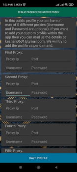 İndir College Proxy Araçlar Android için Ekran görüntüsü 4