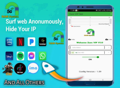 İndir Zam VIP NET - Secure Fast VPN İletişim Android için Ekran görüntüsü 2