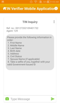 İndir TIN Verifier Application Finans Android için Ekran görüntüsü 4