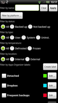 İndir Titanium Backup Araçlar Android için Ekran görüntüsü 4