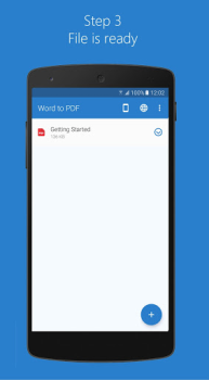 İndir Word to PDF İş Android için Ekran görüntüsü 4