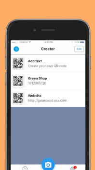 İndir QR kod okuyucu İş Android için Ekran görüntüsü 7