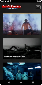 İndir Sci-Fi Classic Movies Channel Eğlence Android için Ekran görüntüsü 3