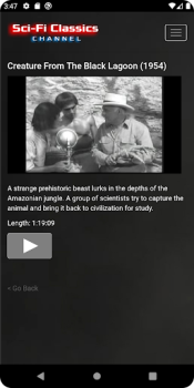 İndir Sci-Fi Classic Movies Channel Eğlence Android için Ekran görüntüsü 4