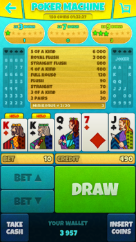 İndir American Poker 90's Casino Kumarhane Android için Ekran görüntüsü 6