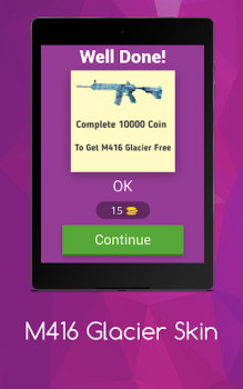 İndir M416 Glacier Skin Bulmaca Oyunları Android için Ekran görüntüsü 2
