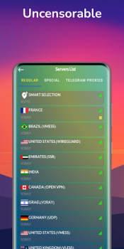 İndir Shenzo VPN - Private & Safe Araçlar Android için Ekran görüntüsü 3