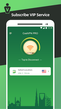 İndir Cool VPN Pro: Secure VPN Proxy Araçlar Android için Ekran görüntüsü 4