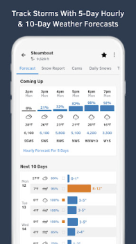 İndir OpenSnow: Weather & 3D Maps Hava Durumu Android için Ekran görüntüsü 3