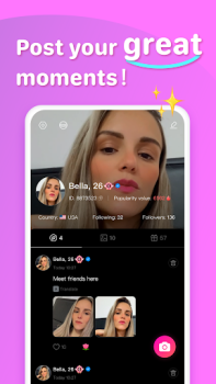 İndir Candy Chat - Live video chat Eğlence Android için Ekran görüntüsü 5