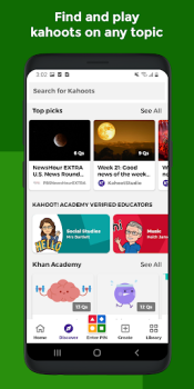 İndir Kahoot! Play & Create Quizzes Eğitim Android için Ekran görüntüsü 5