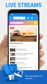 İndir Web Video Cast Video oynatıcılar ve düzenleyiciler Android için Ekran görüntüsü 5