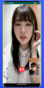 İndir Video Call Cewek Jepang Cantik Eğlence Android için Ekran görüntüsü 6