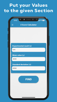 İndir Z Score Calculator Eğitim Android için Ekran görüntüsü 2