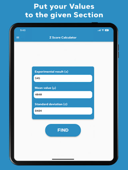 İndir Z Score Calculator Eğitim Android için Ekran görüntüsü 5