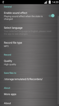 İndir ses kaydedici Müzik ve Ses Android için Ekran görüntüsü 7