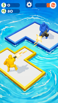 İndir War of Rafts: Crazy Sea Battle Arcade Android için Ekran görüntüsü 2
