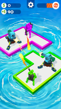 İndir War of Rafts: Crazy Sea Battle Arcade Android için Ekran görüntüsü 3