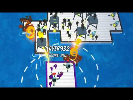 İndir War of Rafts: Crazy Sea Battle Arcade Android için Ekran görüntüsü 8
