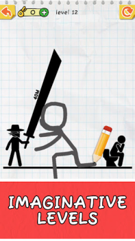 İndir Draw 2 Save: Stickman Puzzle Bulmaca Oyunları Android için Ekran görüntüsü 6