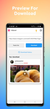 İndir InSaver - Video Downloader Sosyal Android için Ekran görüntüsü 7