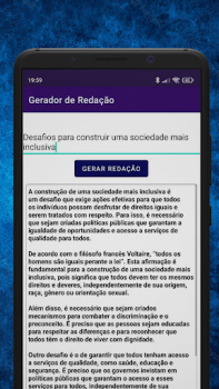İndir Gerador de Redação Eğitim Android için Ekran görüntüsü 3