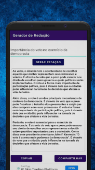 İndir Gerador de Redação Eğitim Android için Ekran görüntüsü 4