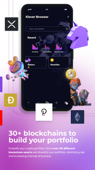 İndir Klever Wallet: Bitcoin, Crypto Finans Android için Ekran görüntüsü 3