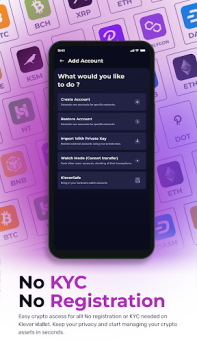 İndir Klever Wallet: Bitcoin, Crypto Finans Android için Ekran görüntüsü 6