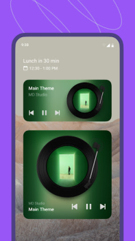 İndir MD Vinyl - Müzik Çalar Widget Müzik ve Ses Android için Ekran görüntüsü 3