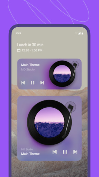 İndir MD Vinyl - Müzik Çalar Widget Müzik ve Ses Android için Ekran görüntüsü 4