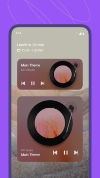 İndir MD Vinyl - Müzik Çalar Widget Müzik ve Ses Android için Ekran görüntüsü 5
