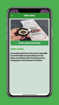 İndir x8 ultra smart watch Guide Eğitim Android için Ekran görüntüsü 5