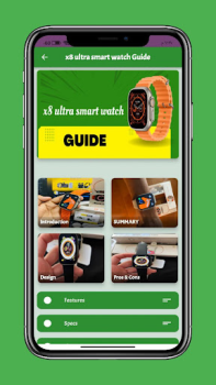 İndir x8 ultra smart watch Guide Eğitim Android için Ekran görüntüsü 7