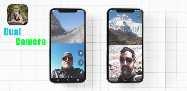 İndir Dual Camera For Vlogger Çeşitli Android için Ekran görüntüsü 3