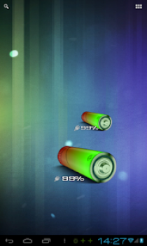 İndir 3D AA Battery Widget Araçlar Android için Ekran görüntüsü 3