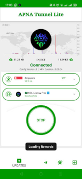 İndir APNA TUNNEL LITE Araçlar Android için Ekran görüntüsü 2
