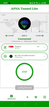 İndir APNA TUNNEL LITE Araçlar Android için Ekran görüntüsü 3