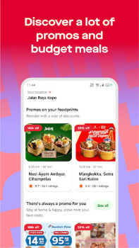 İndir Gojek - Transportasi & Makanan Seyahat Android için Ekran görüntüsü 4