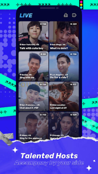İndir HeeSay - Blued LIVE & Dating Sosyal Android için Ekran görüntüsü 2