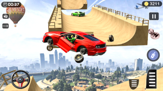 İndir Süper araba atlama yarışı 3d Rol yapma Android için Ekran görüntüsü 3