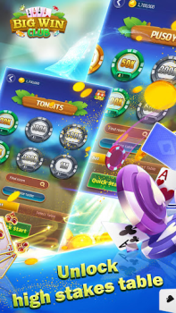 İndir Big Win Club - Tongits Pusoy Kumarhane Android için Ekran görüntüsü 5
