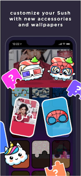 İndir SUSH Grow cute virtual animal Sosyal Android için Ekran görüntüsü 5