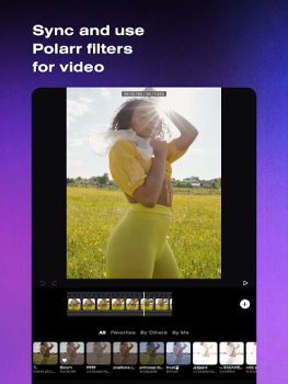 İndir Polarr 24FPS Video oynatıcılar ve düzenleyiciler Android için Ekran görüntüsü 7