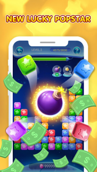 İndir Lucky Popstar 2022 -Win & Earn Bulmaca Oyunları Android için
