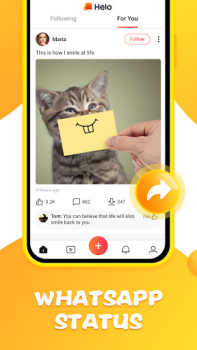 İndir Helo - Humor and Social Trends Sosyal Android için Ekran görüntüsü 3