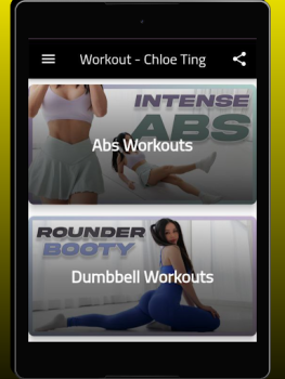 İndir Workout - Chloe Ting Sağlık & Fitness Android için Ekran görüntüsü 5