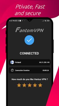 İndir Fantum VPN - Fast, Secure VPN Araçlar Android için Ekran görüntüsü 2