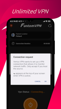İndir Fantum VPN - Fast, Secure VPN Araçlar Android için Ekran görüntüsü 3